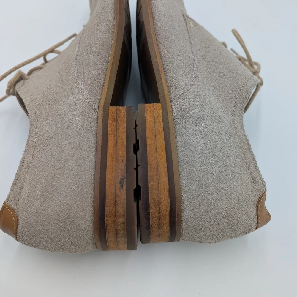 Steve Madden Elvess Tan Suede Oxford Dress Shoes Mens Lace Up Business Casual 12